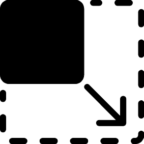 vergrößern