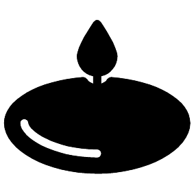 Schwimmende Kerze