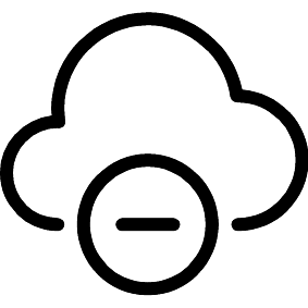 Wolke entfernen