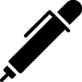 Dünner Stift