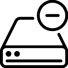 Laufwerk entfernen