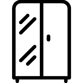 Garderobe-Spiegel