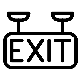 Exit-Zeichen
