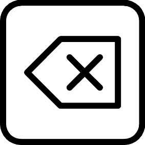 Rücktaste