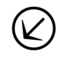 Pfeil rund 106