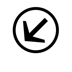 Pfeil rund 110
