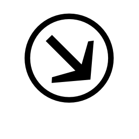 Pfeil rund 112