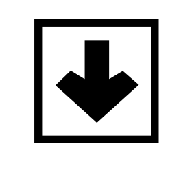 Pfeil quadratisch 100