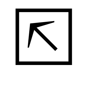 Pfeil quadratisch 109