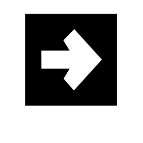Pfeil quadratisch 050