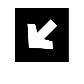 Pfeil quadratisch 069