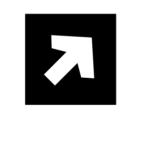 Pfeil quadratisch 070