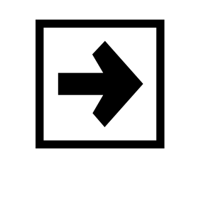 Pfeil quadratisch 094