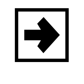 Pfeil quadratisch 099