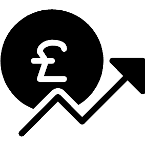 Anstieg des Pfunds
