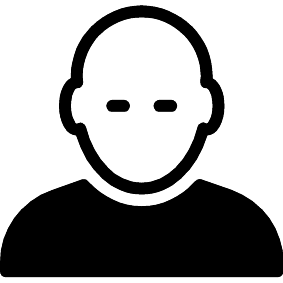 Kahlköpfiger Mann