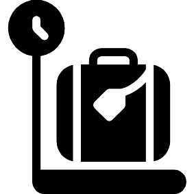 Gewicht des Gepäcks