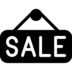 Verkauf Aufhänger