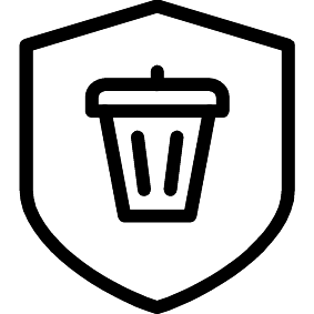 Schutz des Abfalls