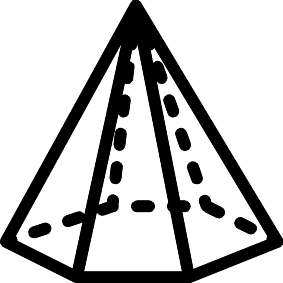 Sechseckiger Kegel