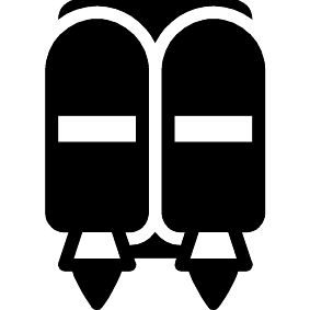 Raketen-Rucksack