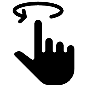Runder Putzlappen