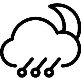 Hagelsturm-Nacht