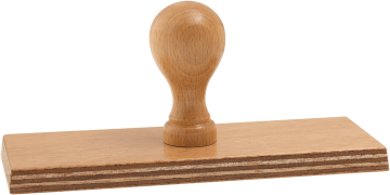 Holzstempel 200×80 mm (10126)
