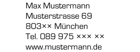 Holzstempel 80×30 mm: Vorlage 957