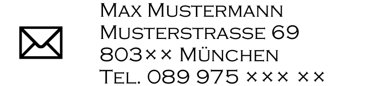 Holzstempel 130×30 mm: Vorlage 962