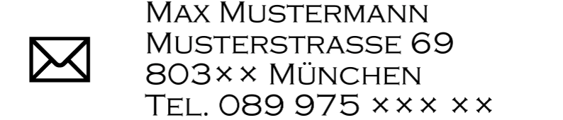 Holzstempel 140×30 mm: Vorlage 963