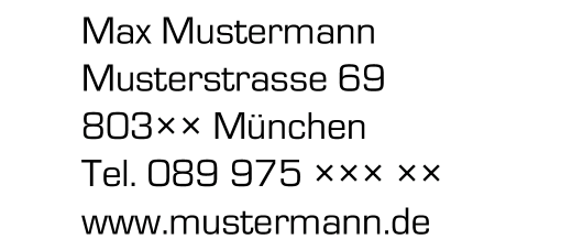 Holzstempel 90×40 mm: Vorlage 974