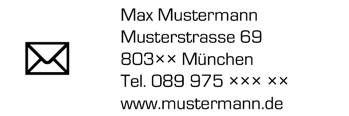 Holzstempel 120×40 mm: Vorlage 977
