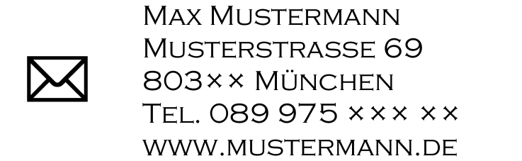 Holzstempel 130×40 mm: Vorlage 978