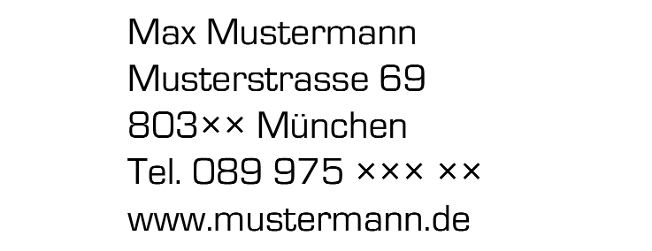 Holzstempel 130×50 mm: Vorlage 994