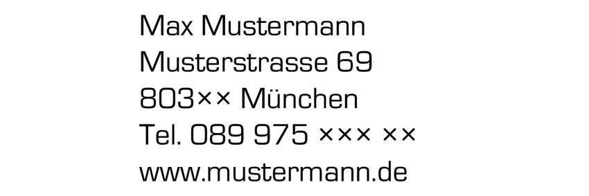 Holzstempel 150×50 mm: Vorlage 996