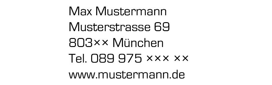 Holzstempel 160×50 mm: Vorlage 997