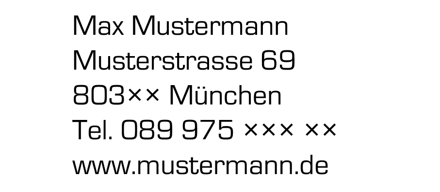 Holzstempel 160×70 mm: Vorlage 1029