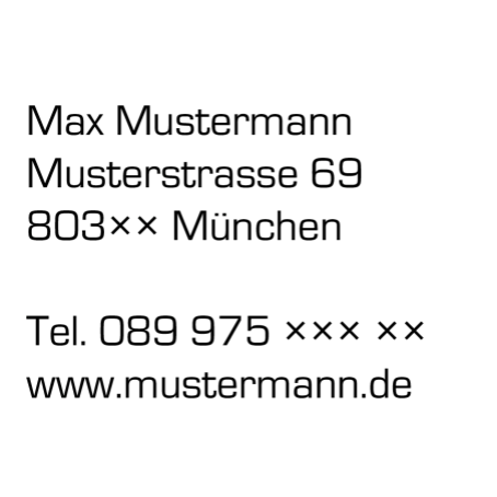 Holzstempel 80×80 mm: Vorlage 1037