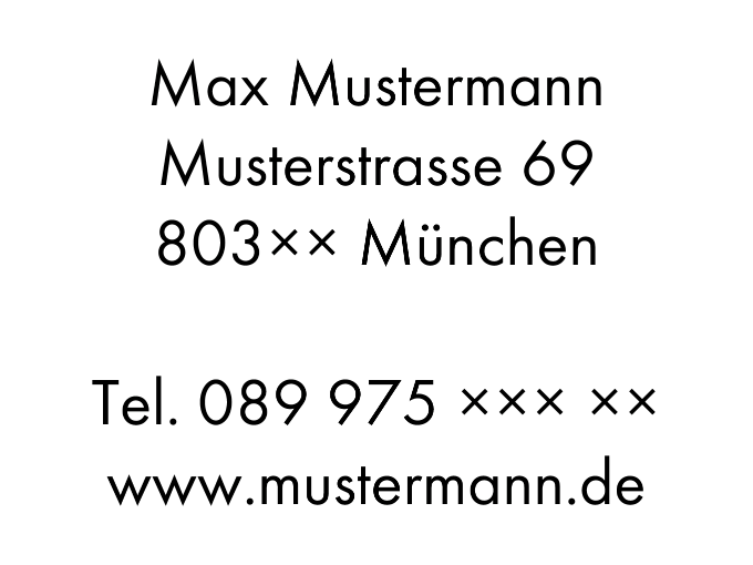 Holzstempel 120×90 mm: Vorlage 1057