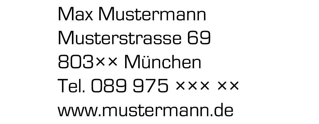 Holzstempel 180×70 mm: Vorlage 10115