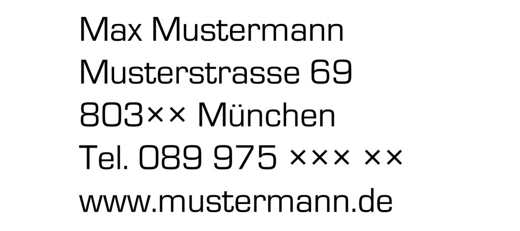 Holzstempel 180×80 mm: Vorlage 10116